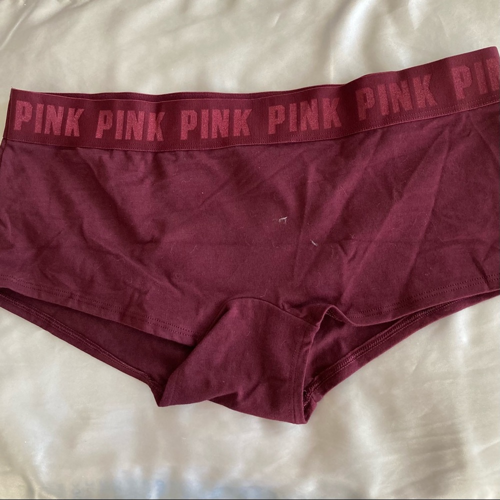 VS Pink “Fun In The Sun” Logo Boyshort NWT - Picture 5 of 10